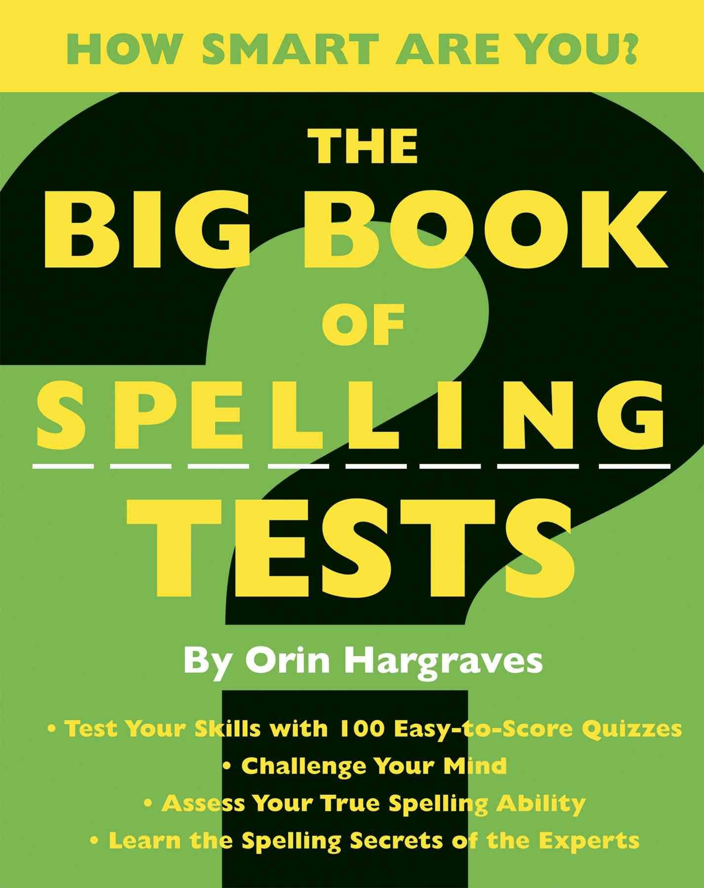 Big Book of Spelling Tests,Used