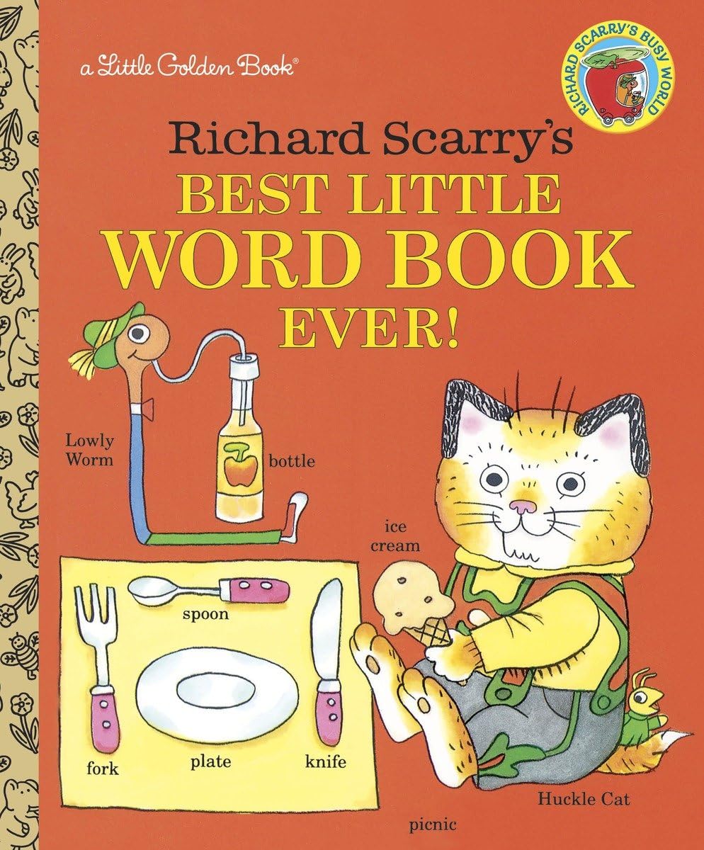 Richard Scarry's Best Little Word Book Ever (Little Golden Book),Used