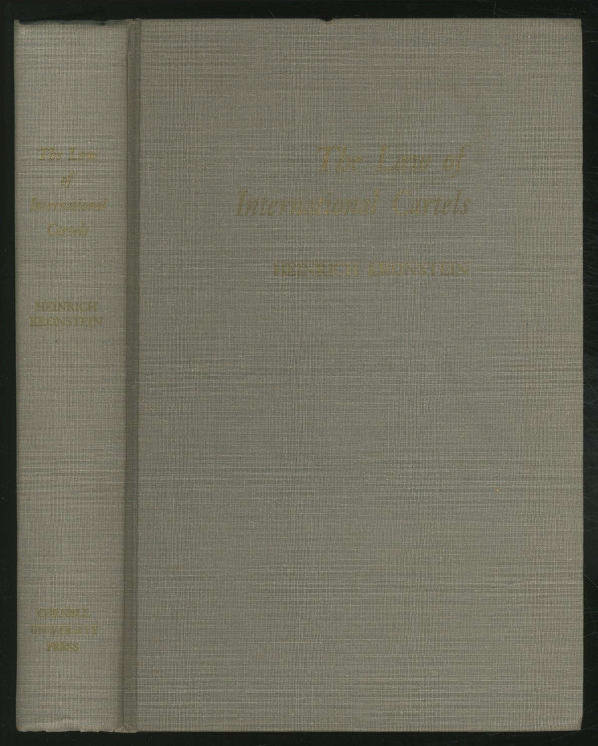 The law of international cartels,Used