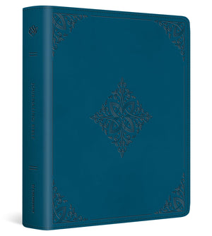 ESV Journaling Bible (TruTone, Deep Teal, Fleurdelis Design),Used