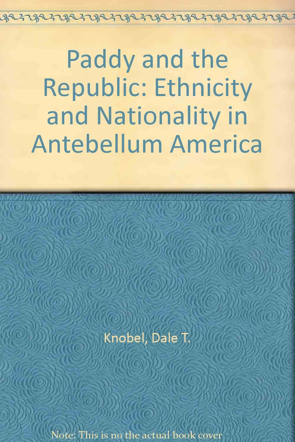 Paddy And The Republic: Ethnicity And Nationalty In The Antebellum America,Used