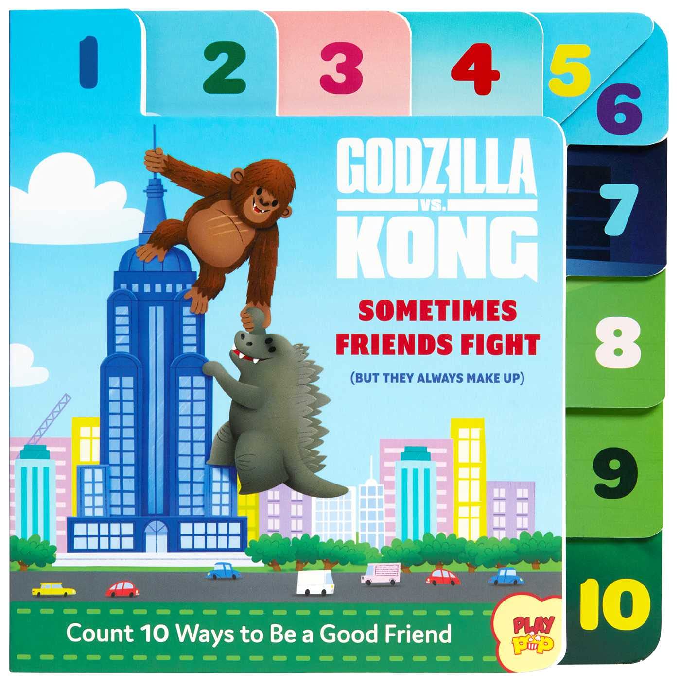 Godzilla vs. Kong: Sometimes Friends Fight: (But They Always Make Up) (Friendship Books for Kids, Kindness Books, Counting Books,Used