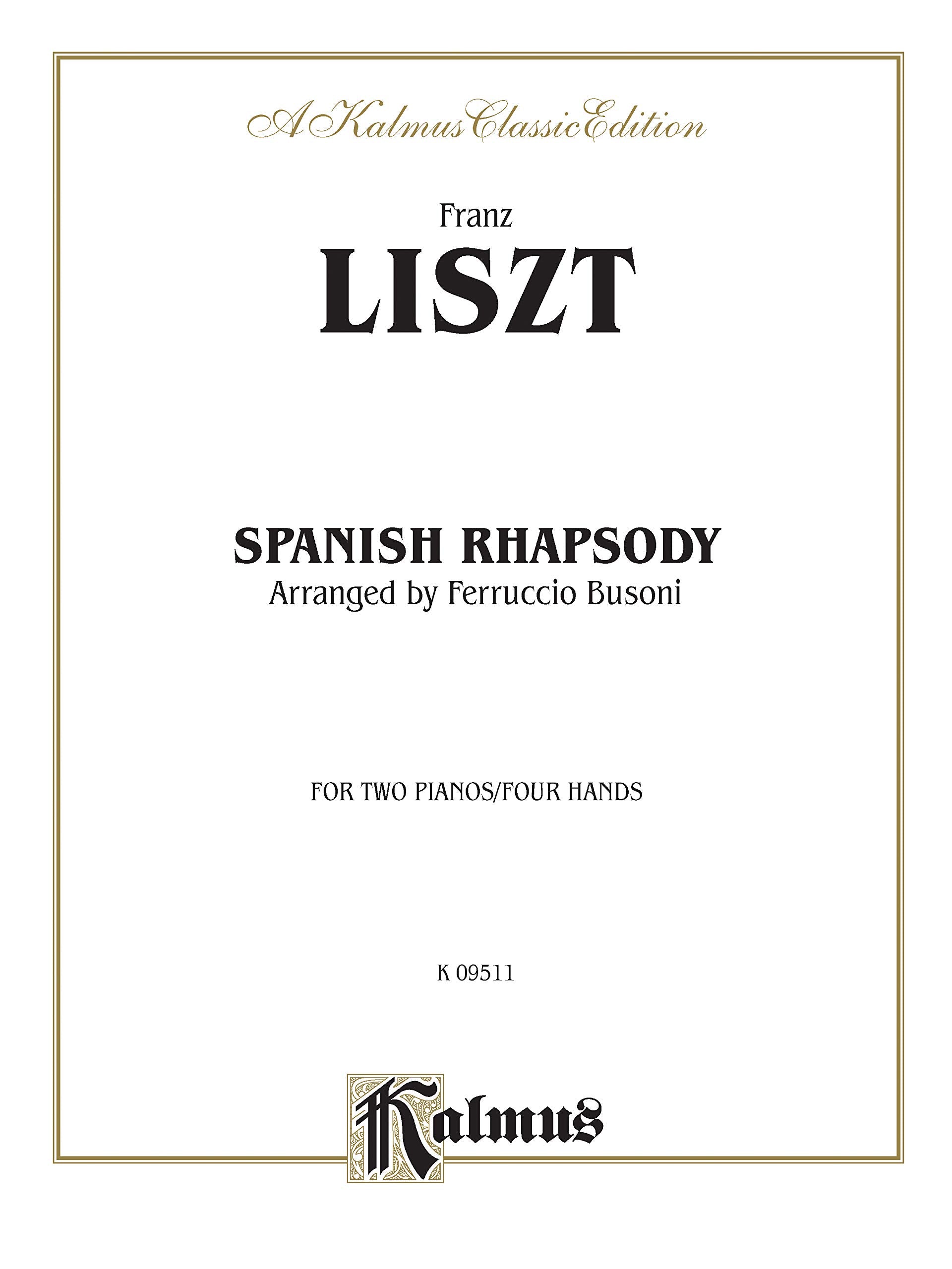 Spanish Rhapsody (Kalmus Edition),Used