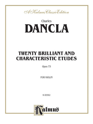 Twenty Brilliant and Characteristic Etudes, Op. 73 (Kalmus Edition),Used