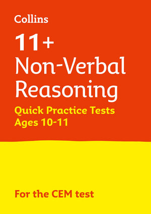 Letts 11+ Success  11+ NonVerbal Reasoning Quick Practice Tests: for the CEM tests: Age 1011,Used