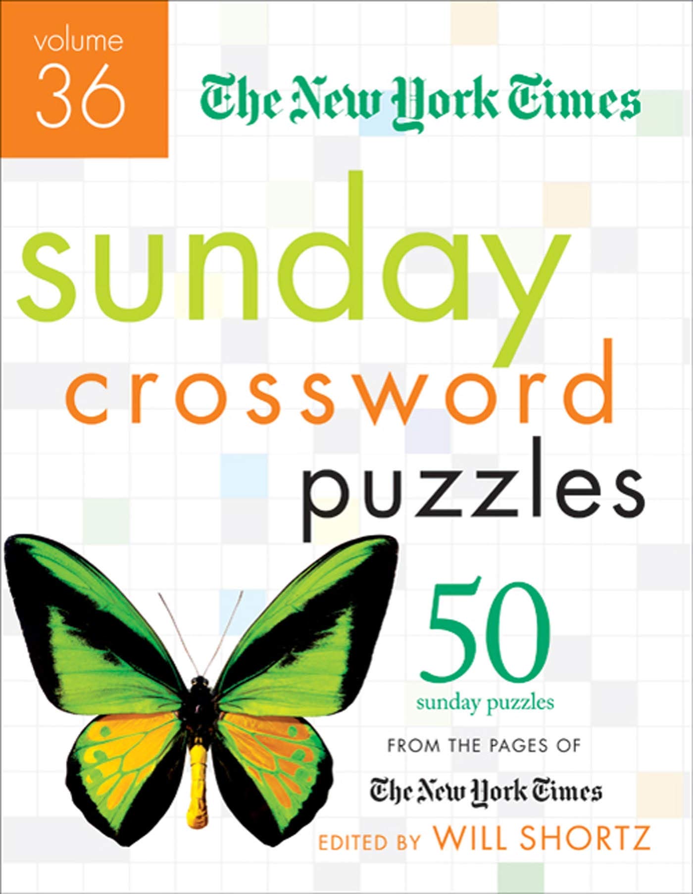 The New York Times Sunday Crossword Puzzles Volume 36: 50 Sunday Puzzles from the Pages of The New York Times,Used
