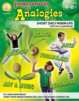 Mark Twain  Jumpstarters for Analogies, Grades 4  8,Used