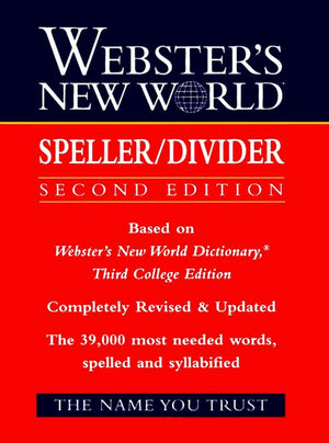 Webster's New World Speller/Divider,New