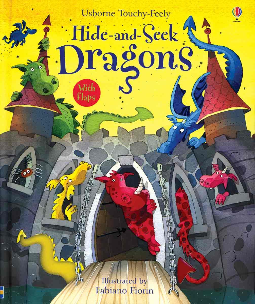 Hideandseek Dragons (Usborne Touchy Feely),Used