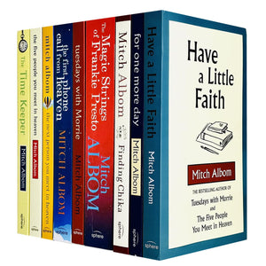 Mitch Albom Collection 9 Books Set (Have A Little Faith,For One More Day,Finding Chika,Magic Strings of Frankie Presto,Tuesdays