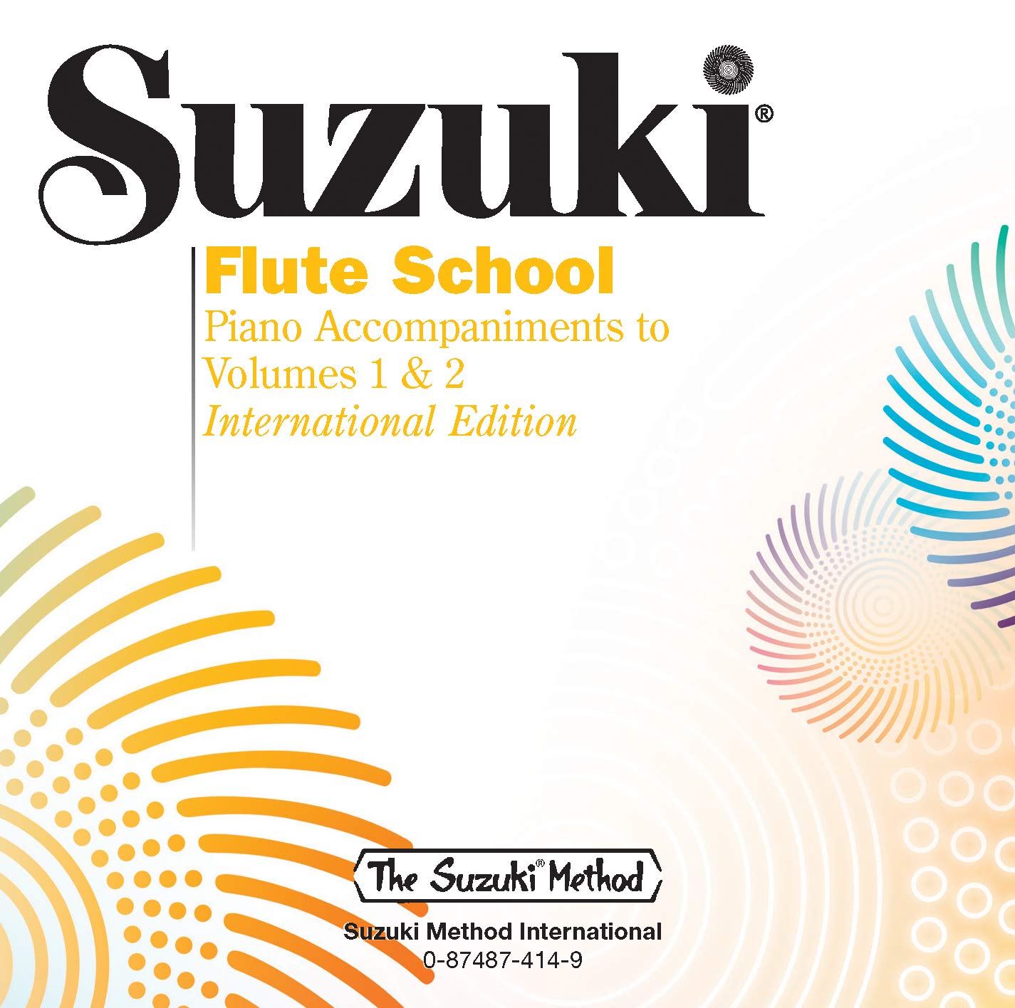 Suzuki Flute School Piano Accompaniments to Volumes 1 & 2 (Suzuki Flute School, Vol 1 & 2),Used