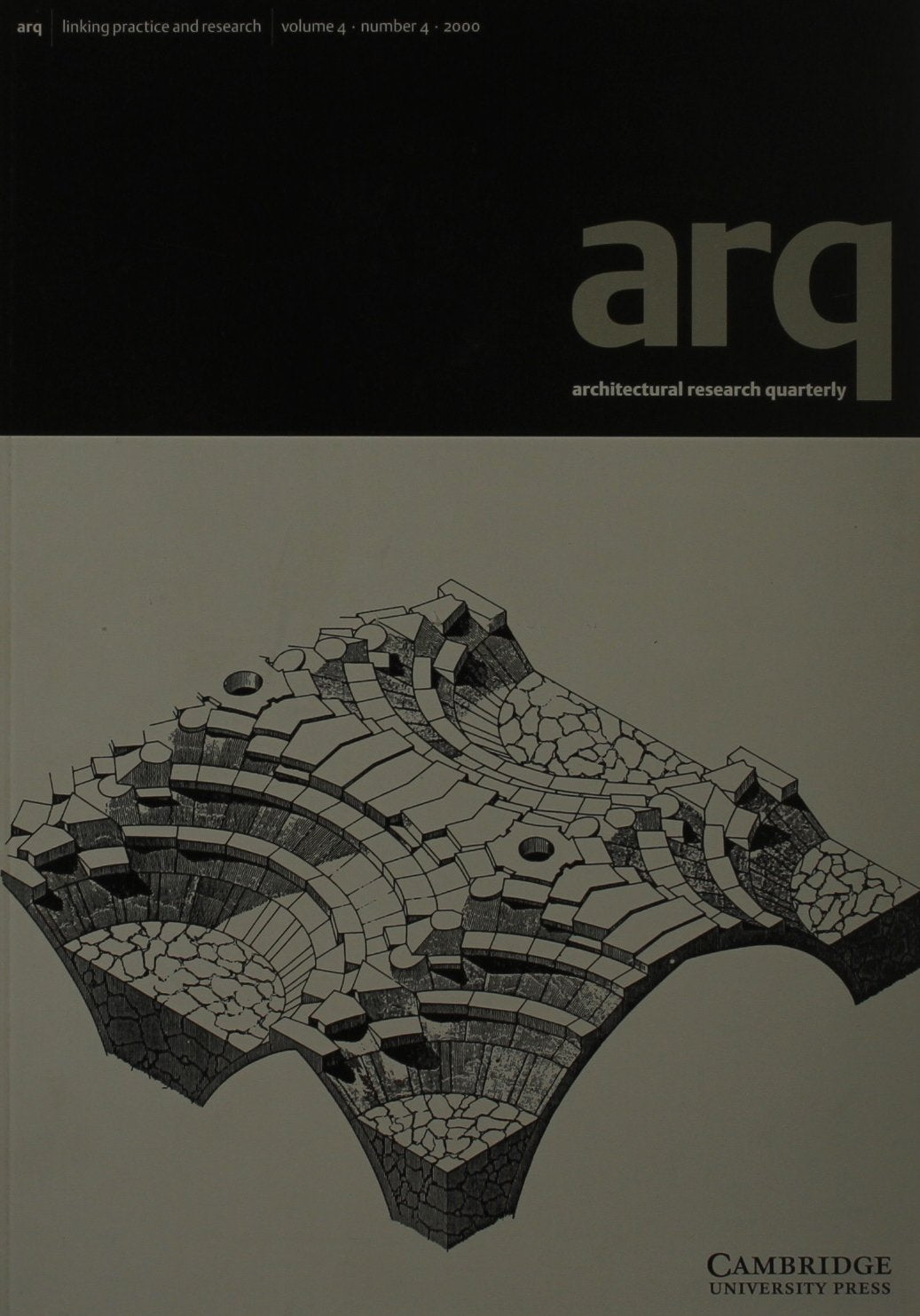 arq: Architectural Research Quarterly: Volume 4, Part 4,Used