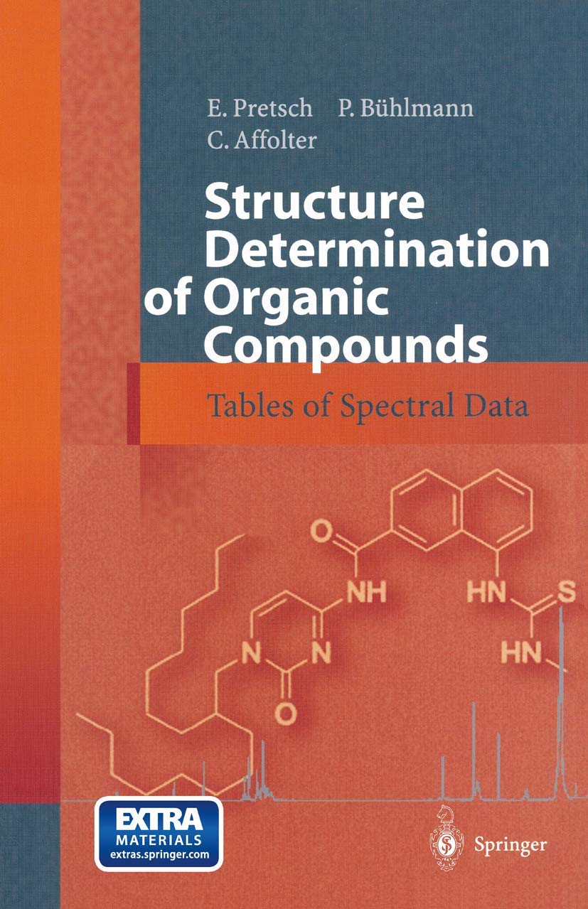 Structure Determination of Organic Compounds: Tables of Spectral Data,Used