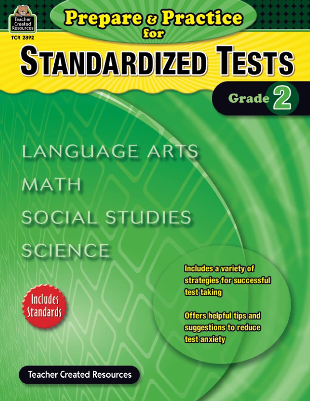 Prepare & Practice for Standardized Tests Grade 2: Language Arts, Math, Social Studies, Science (Prepare and Practice for Standa,New