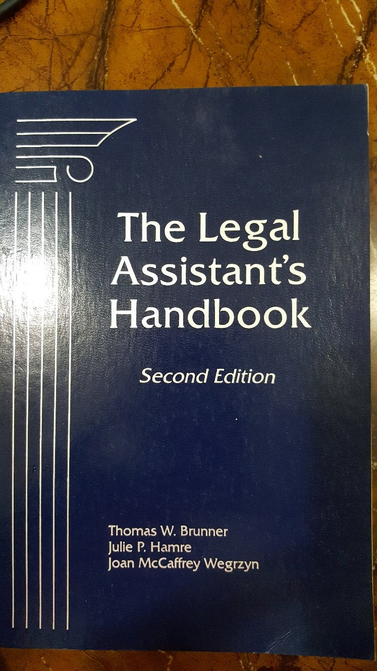 The Legal Assistant's Handbook,Used