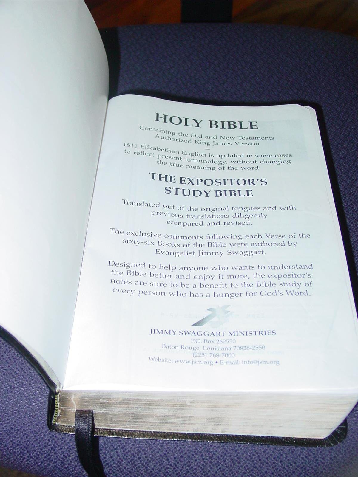 Expositor's Study Bible,New