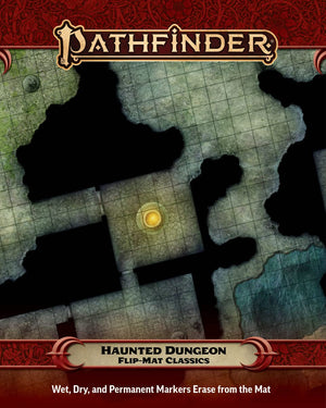 Pathfinder FlipMat Classics: Haunted Dungeon,Used