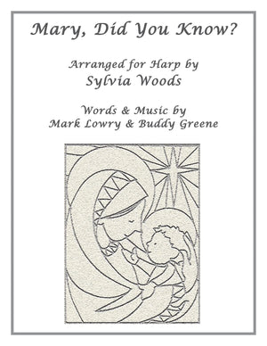 Mary, Did You Know?: Arranged for Harp,Used