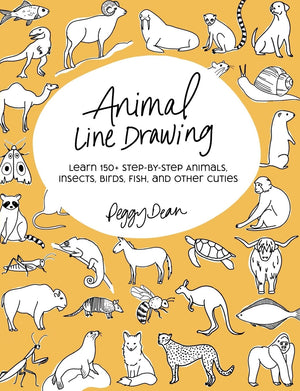 Animal Line Drawing: Learn 150+ Stepbystep Animals, Insects, Birds, Fish, And Other Cuties