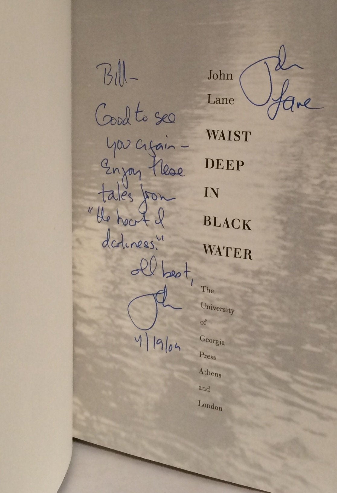 Waist Deep in Black Water,Used