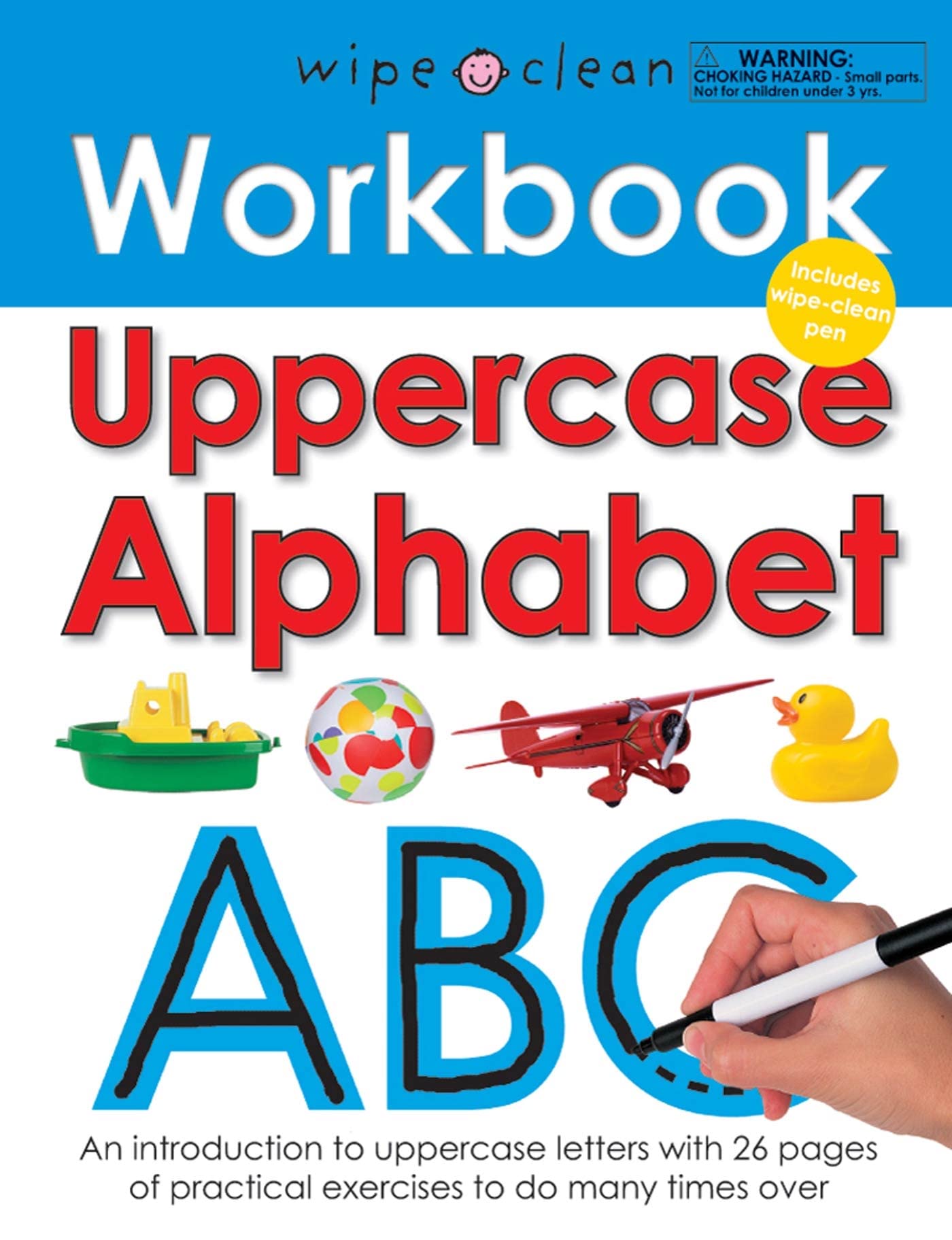 Wipe Clean Workbook Uppercase Alphabet: Includes WipeClean Pen (Wipe Clean Learning Books),Used