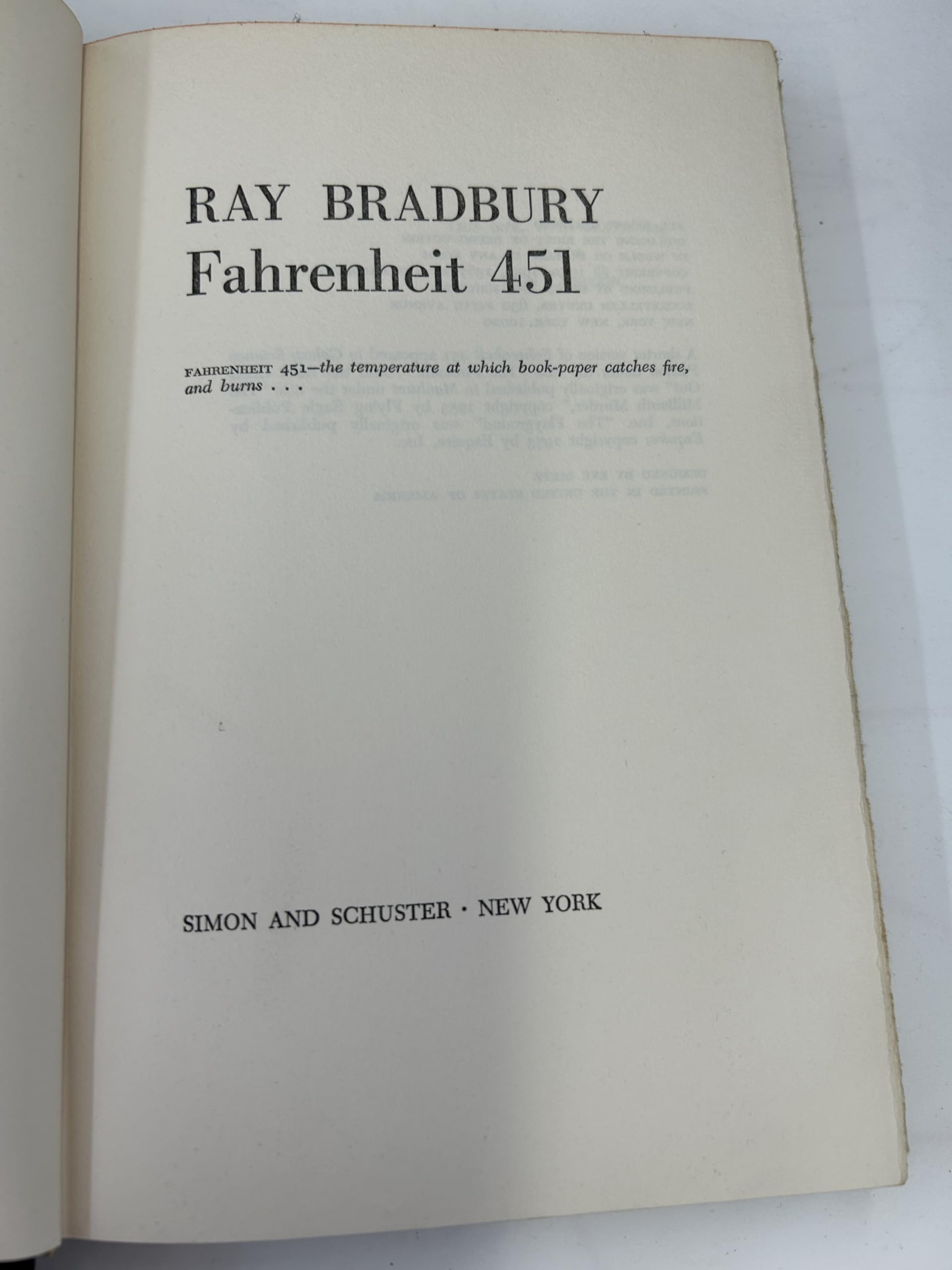 Fahrenheit 451,New