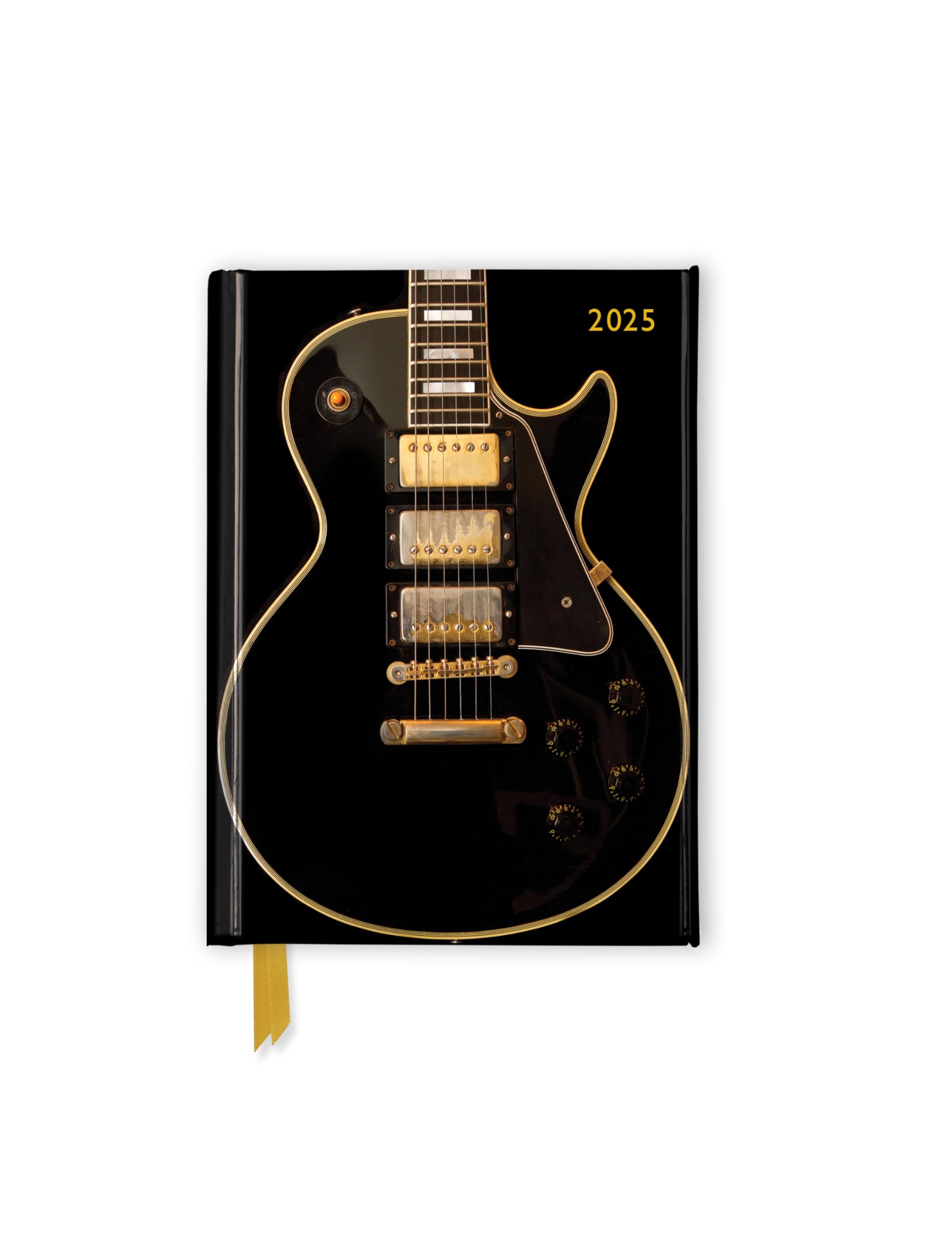 Black Gibson Guitar 2025 Luxury Pocket Diary Planner  Week to View,New