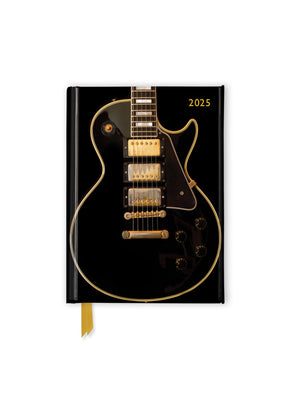 Black Gibson Guitar 2025 Luxury Pocket Diary Planner  Week to View,New