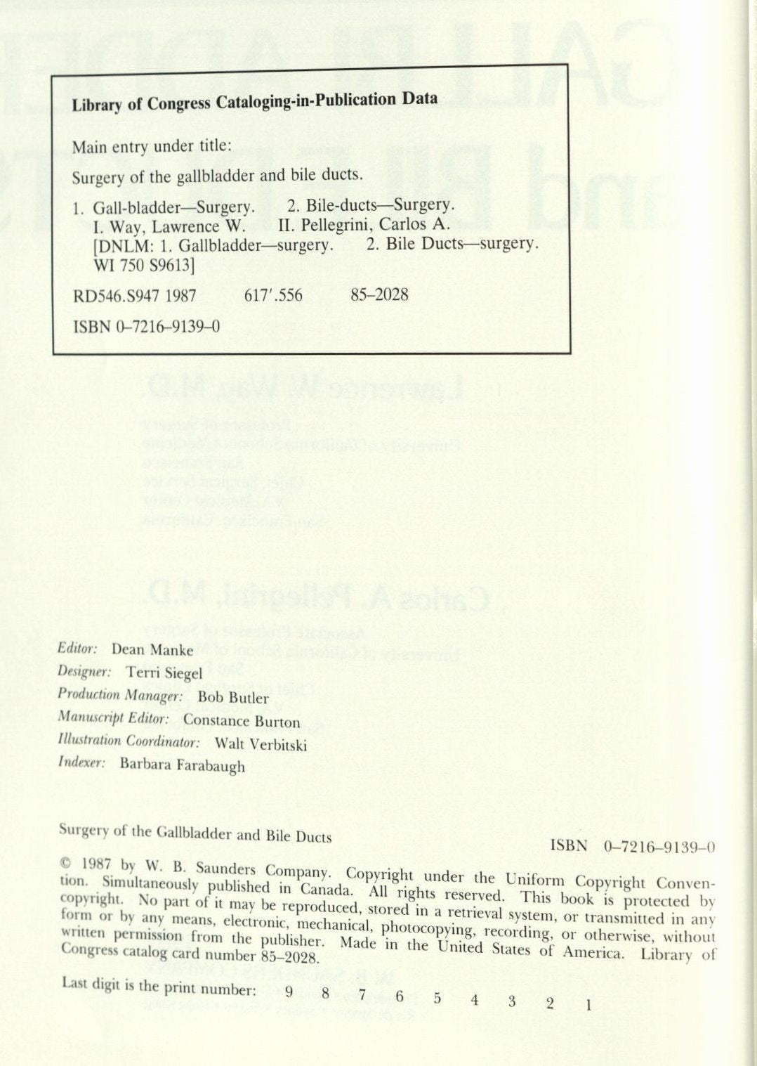 Surgery of the Gallbladder and Bile Ducts,Used
