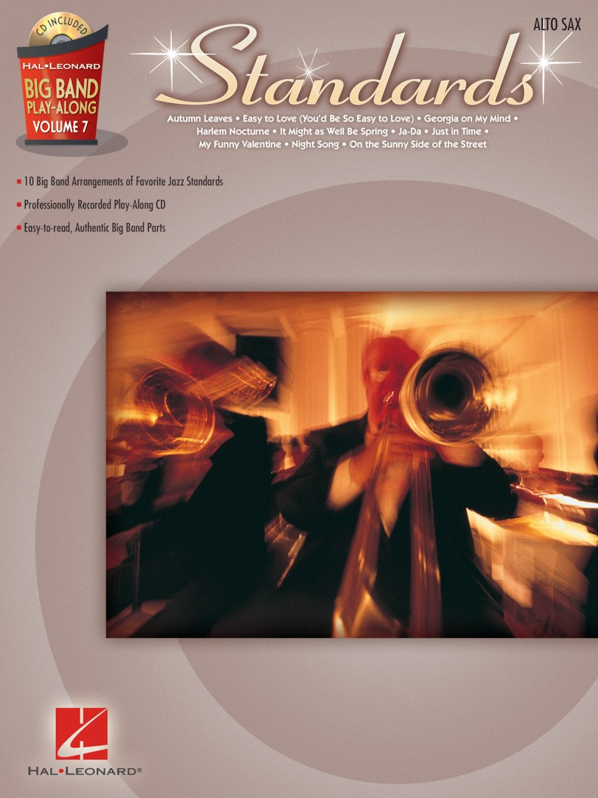 Standards  Alto Sax: Big Band PlayAlong Volume 7 (Hal Leonard Big Band PlayAlong),Used