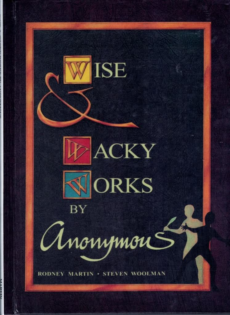 Wise and Wacky Works by Anonymous,Used