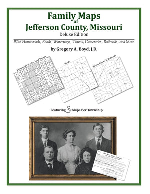 Family Maps of Jefferson County, Missouri,Used