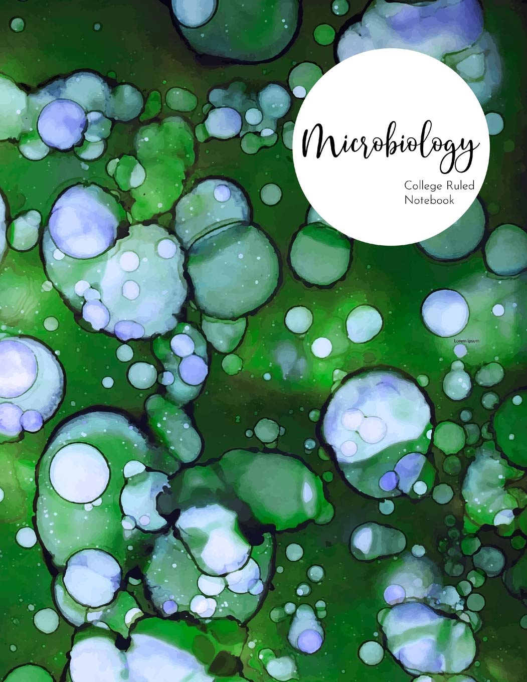 Microbiology: College Ruled Notebook  Green,Used