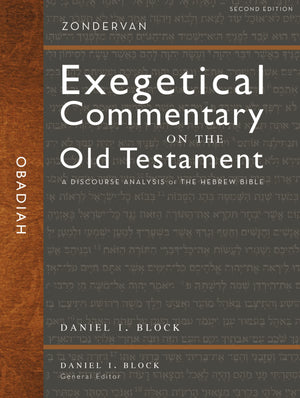 Obadiah: A Discourse Analysis of the Hebrew Bible (27) (Zondervan Exegetical Commentary on the Old Testament),Used