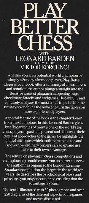Play Better Chess,Used