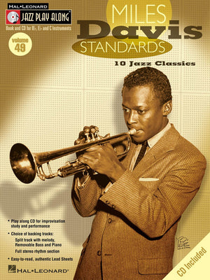 Miles Davis Standards: Jazz Playalong Volume 49 (Hal Leonard Jazz Playalong),New