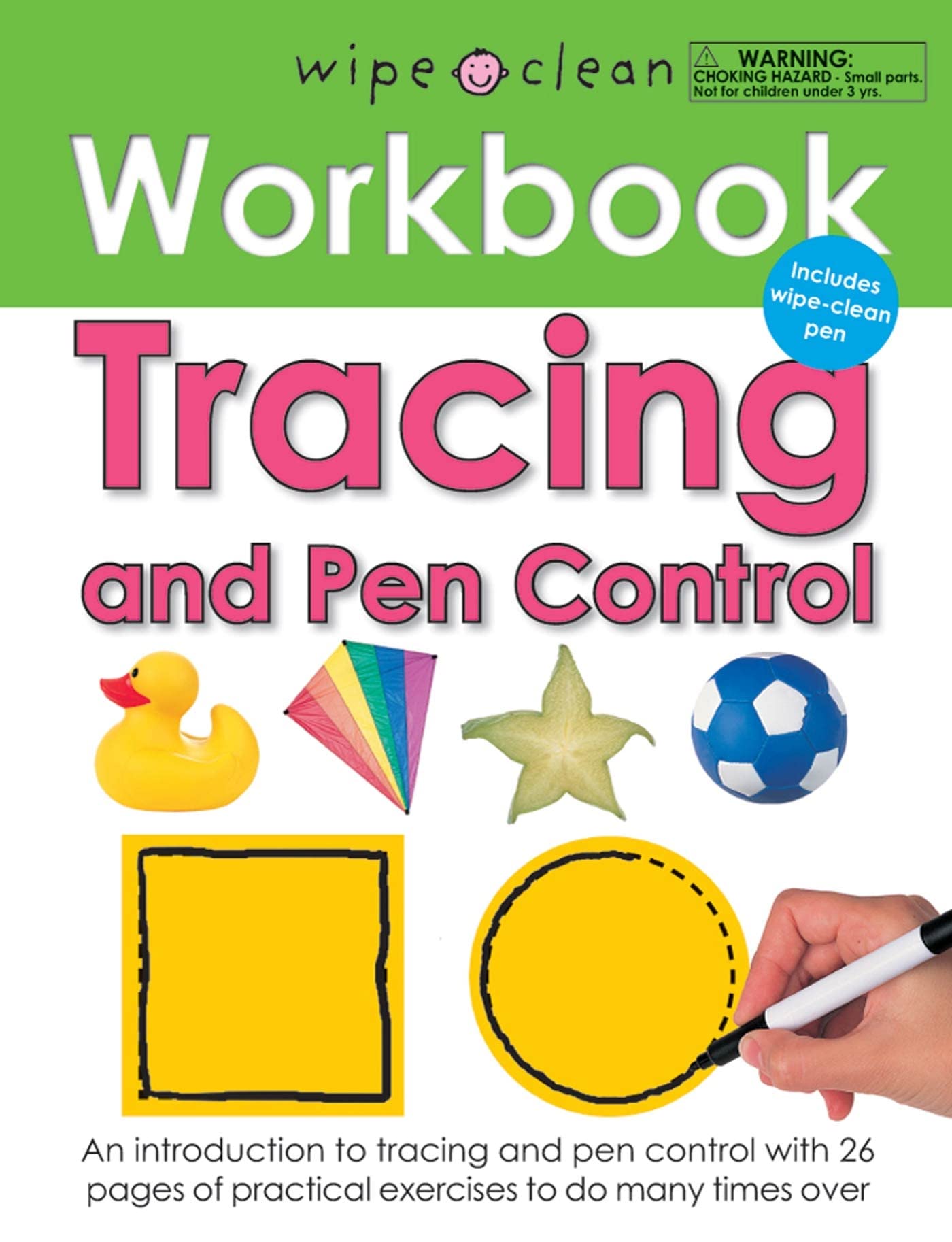 Wipe Clean Workbook Tracing And Pen Control: Includes Wipeclean Pen (Wipe Clean Learning Books)-used