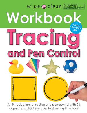 Wipe Clean Workbook Tracing And Pen Control: Includes Wipeclean Pen (Wipe Clean Learning Books)-used