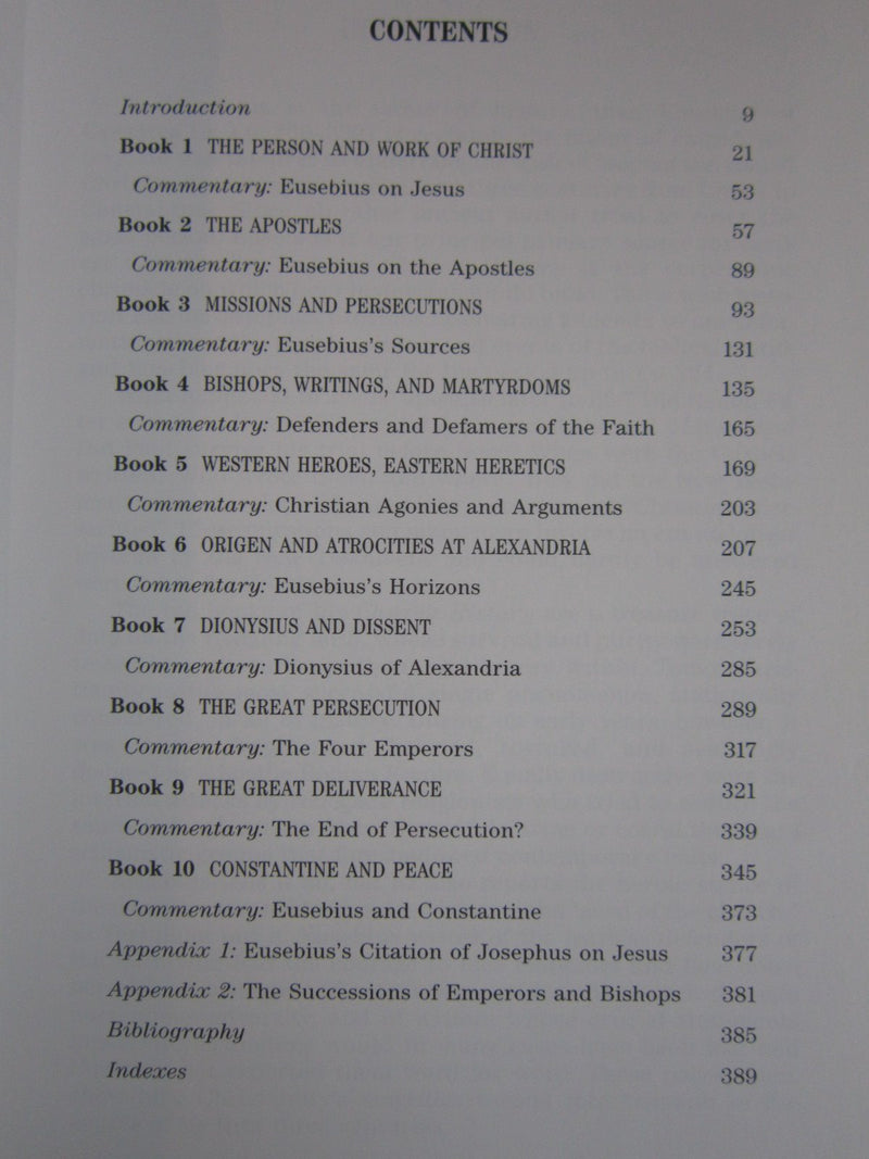 Eusebius: The Church History,Used