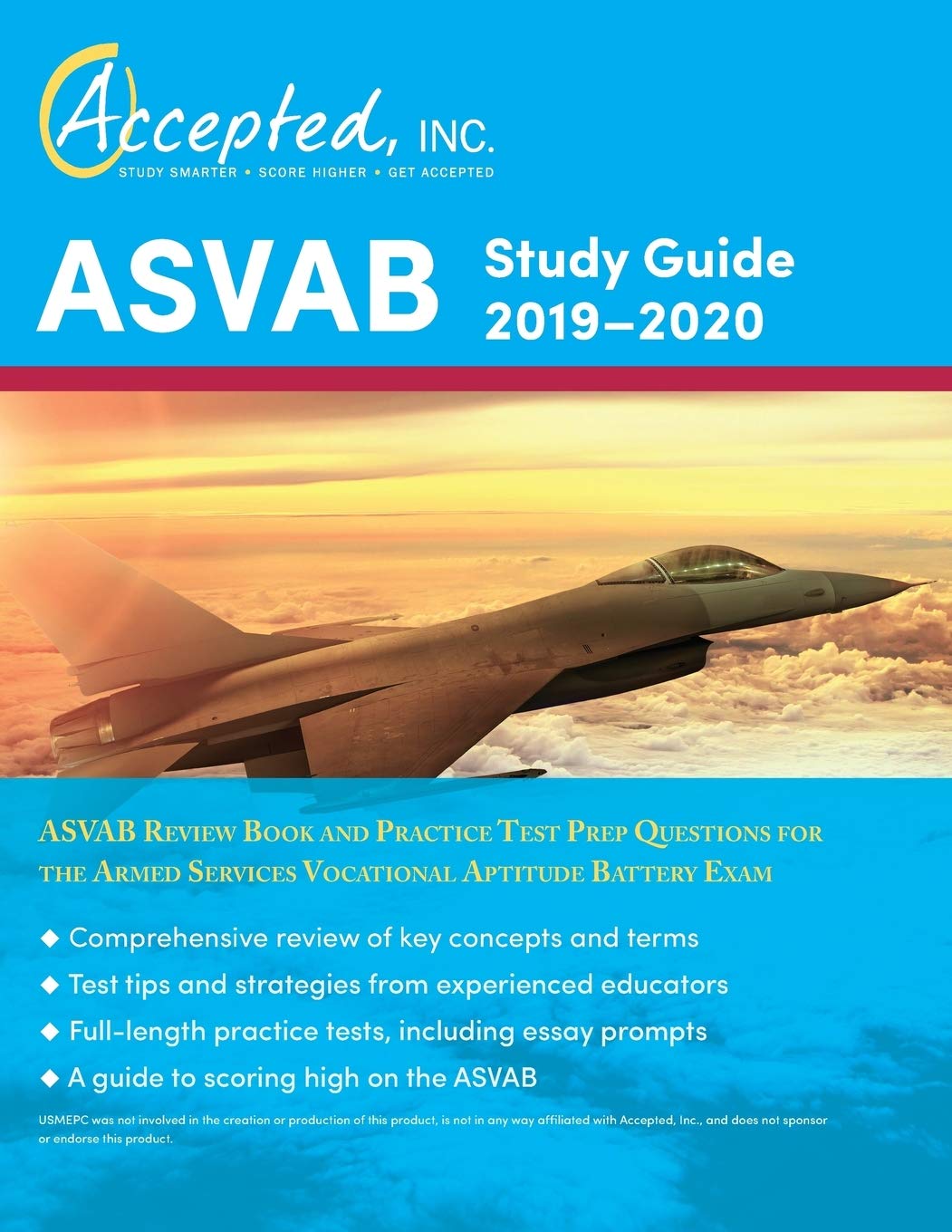 ASVAB Study Guide 20192020: ASVAB Review Book and Practice Test Prep Questions for the Armed Services Vocational Aptitude Batte,Used