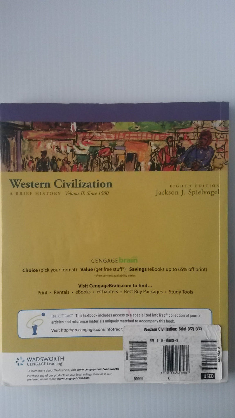 Western Civilization: A Brief History, Volume II: Since 1500,Used