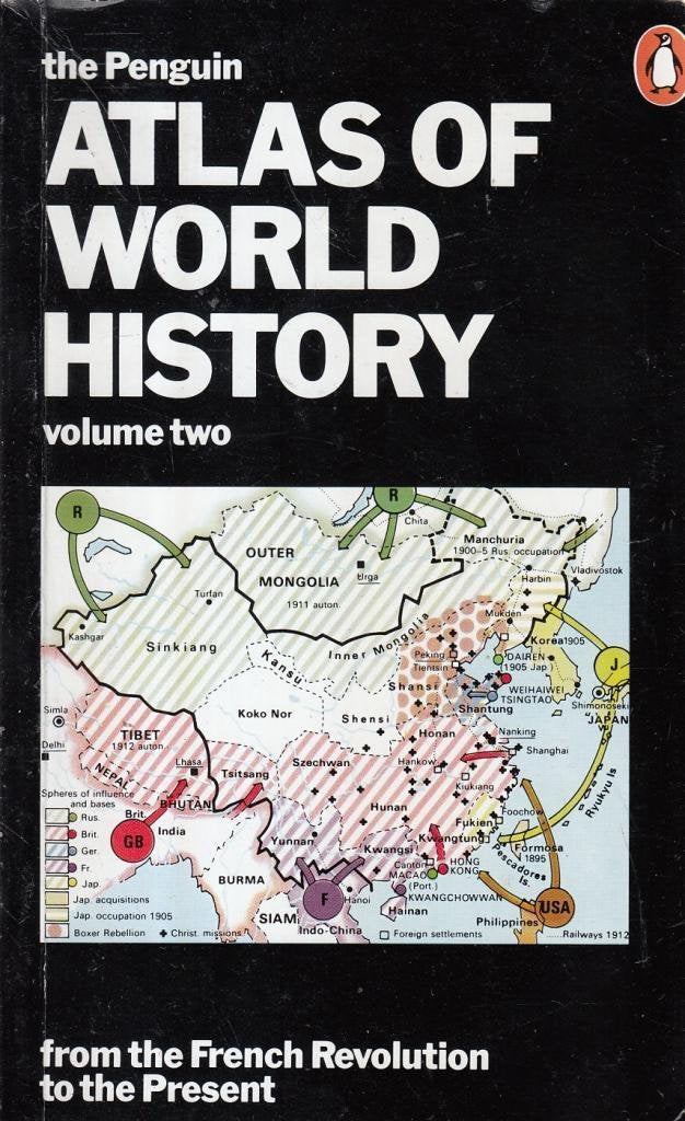 Penguin Atlas Of World History 02 From 1789 To The Present,Used