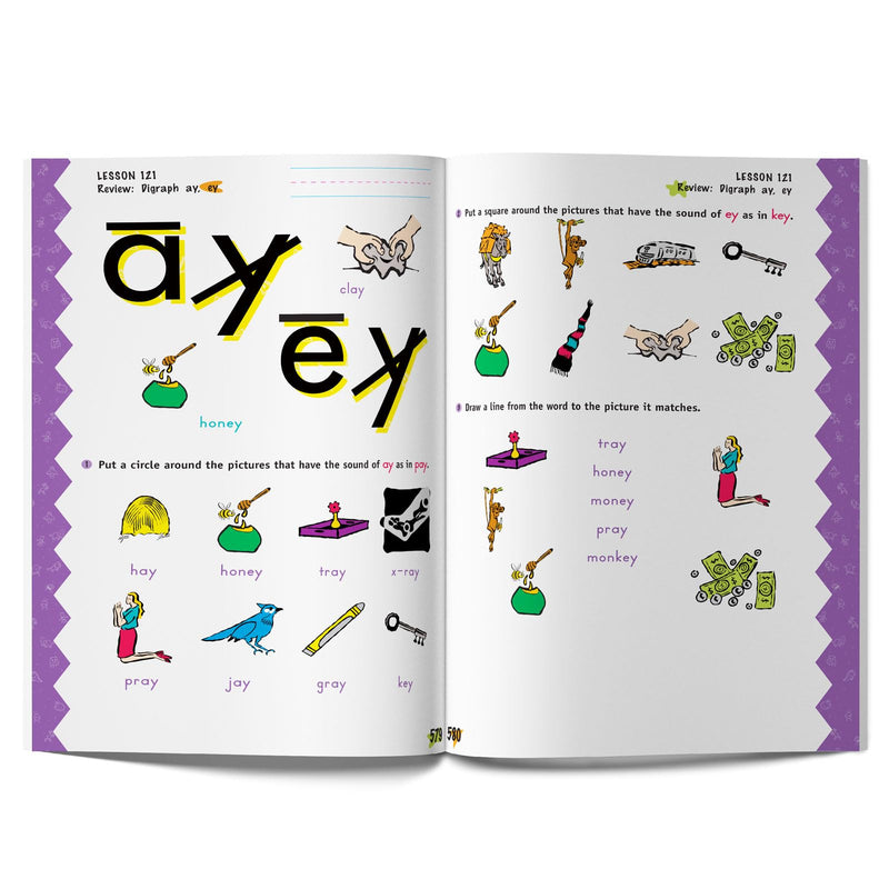 Horizons Kindergarten Phonics & Reading Student Book 4 (Lifepac),New
