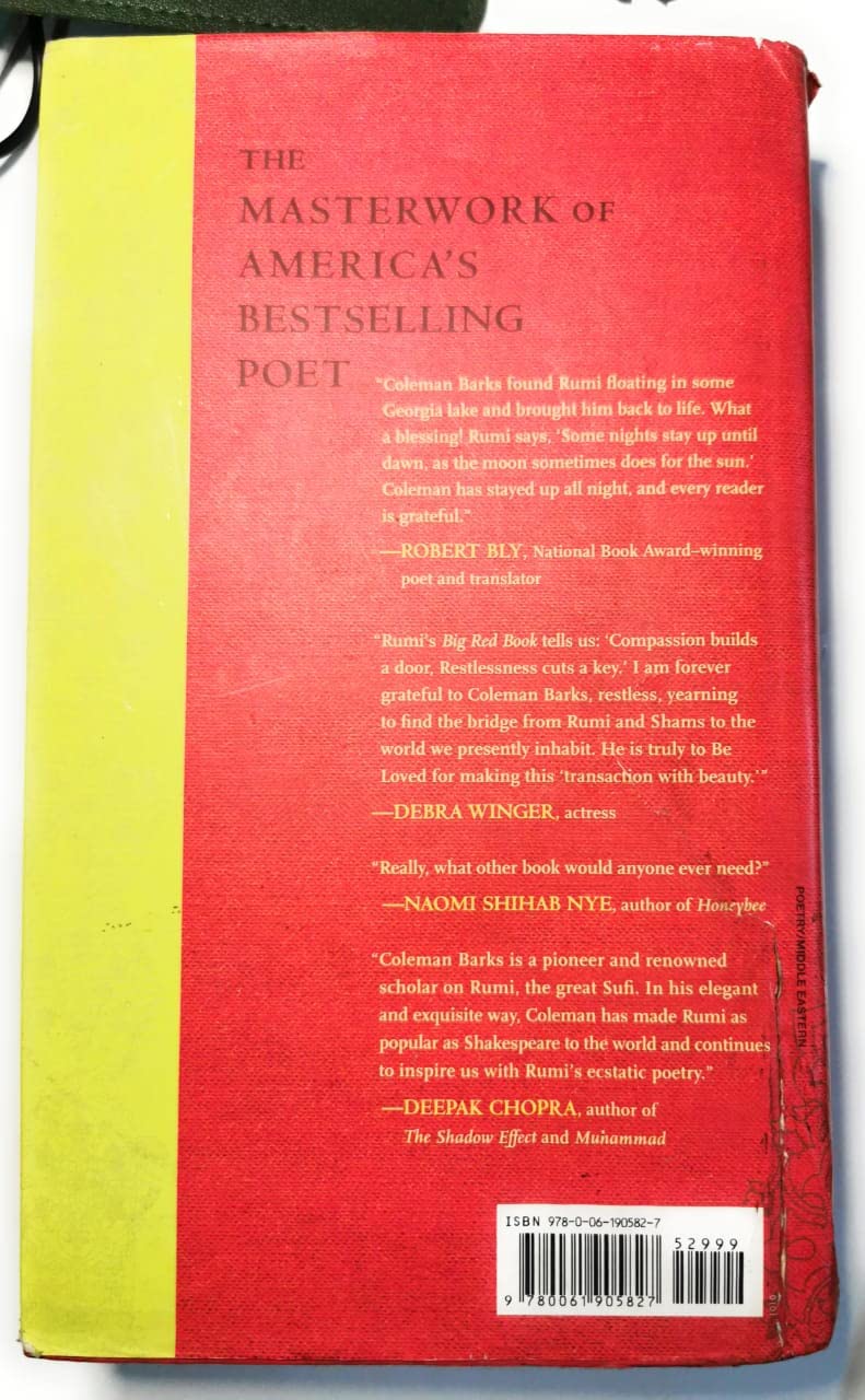 Rumi: The Big Red Book: The Great Masterpiece Celebrating Mystical Love And Friendship,New