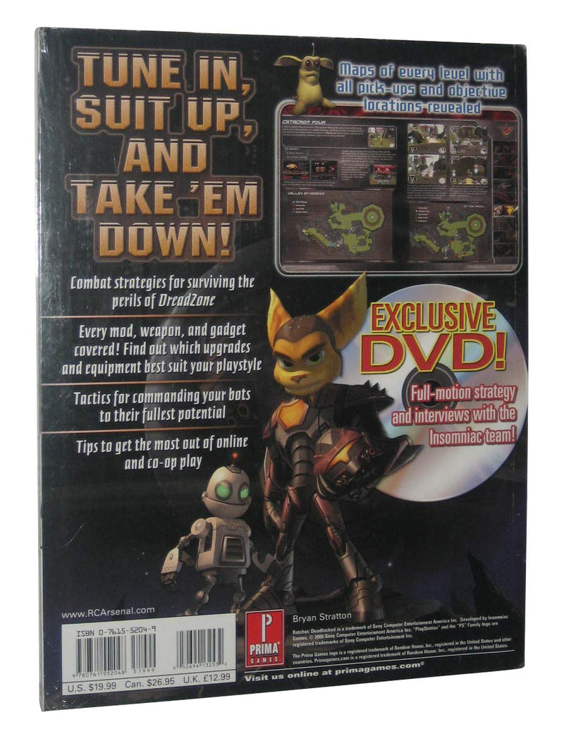 Ratchet: Deadlocked (with DVD) (Prima Official Game Guide),Used