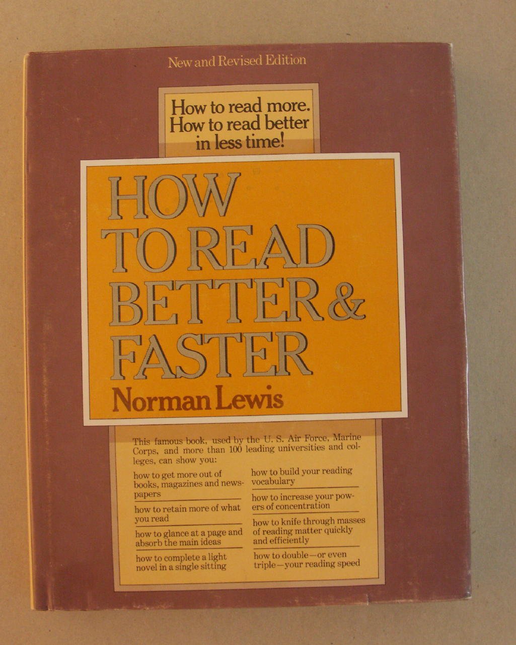 How to Read Better and Faster,Used
