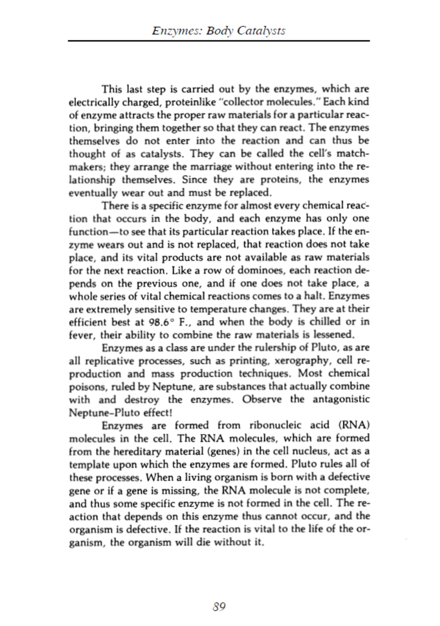 Astrology, Nutrition and Health