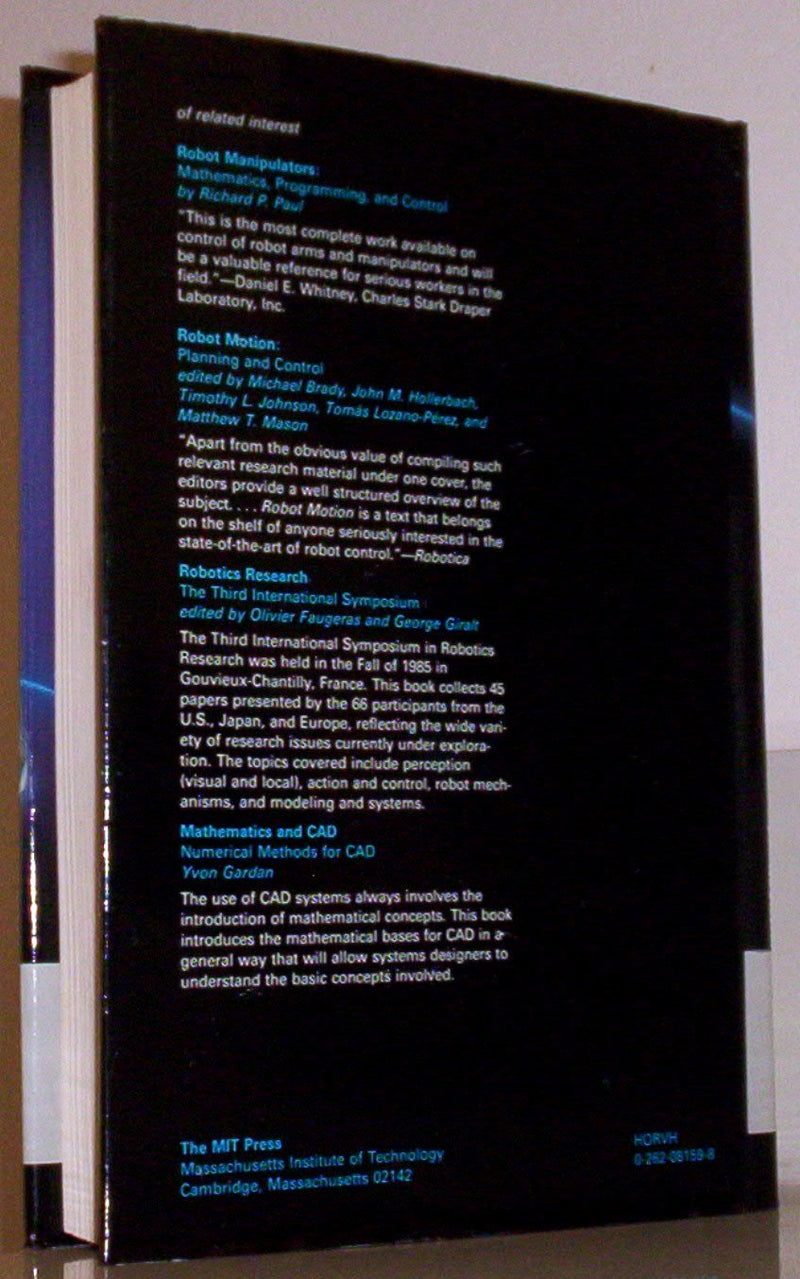 Robot Vision (Mit Electrical Engineering And Computer Science),Used