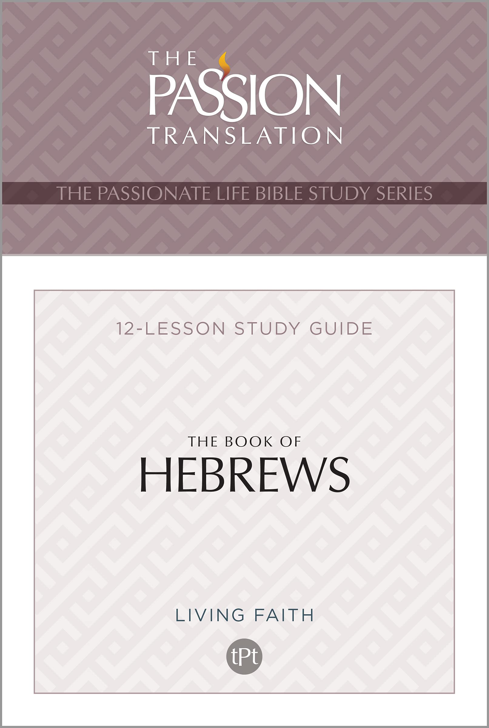 TPT The Book of Hebrews: 12Lesson Study Guide (The Passionate Life Bible Study),Used
