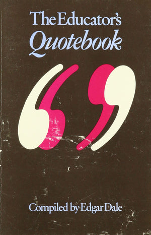 Educator's Quotebook,Used
